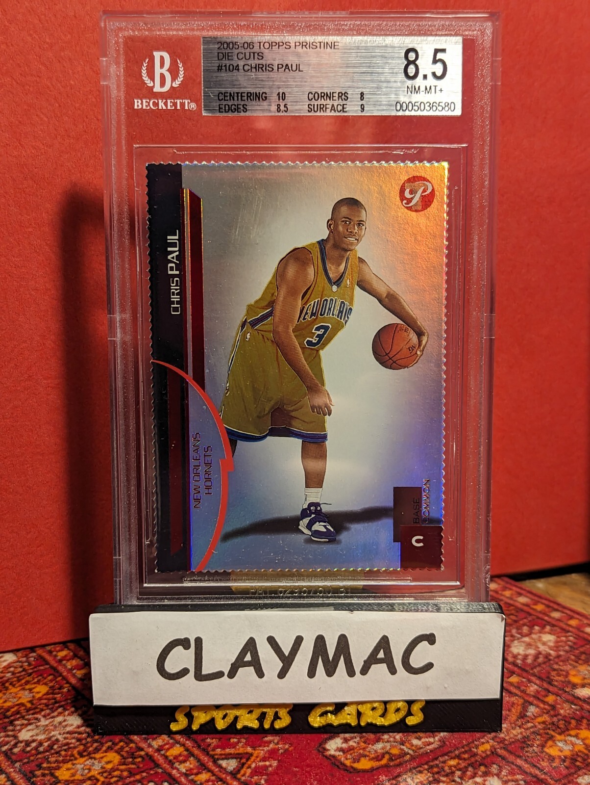 2005-06 Topps Pristine Die Cut #2/50 Chris Paul #104 Rookie Refractor ...