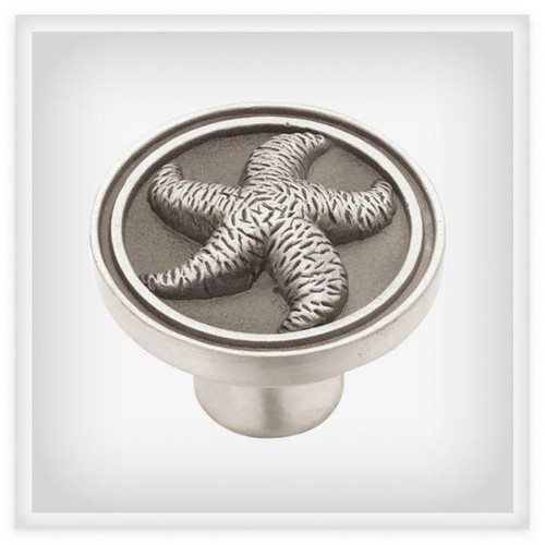 Coastal Collection Beach House Seashore Cabinet Handle Knob Pull Shell Starfish - Picture 7 of 9