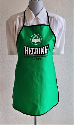 Helbing Kümmelschnaps Sommelier Vorbinder grün Tablier Jaune Gastro 7551