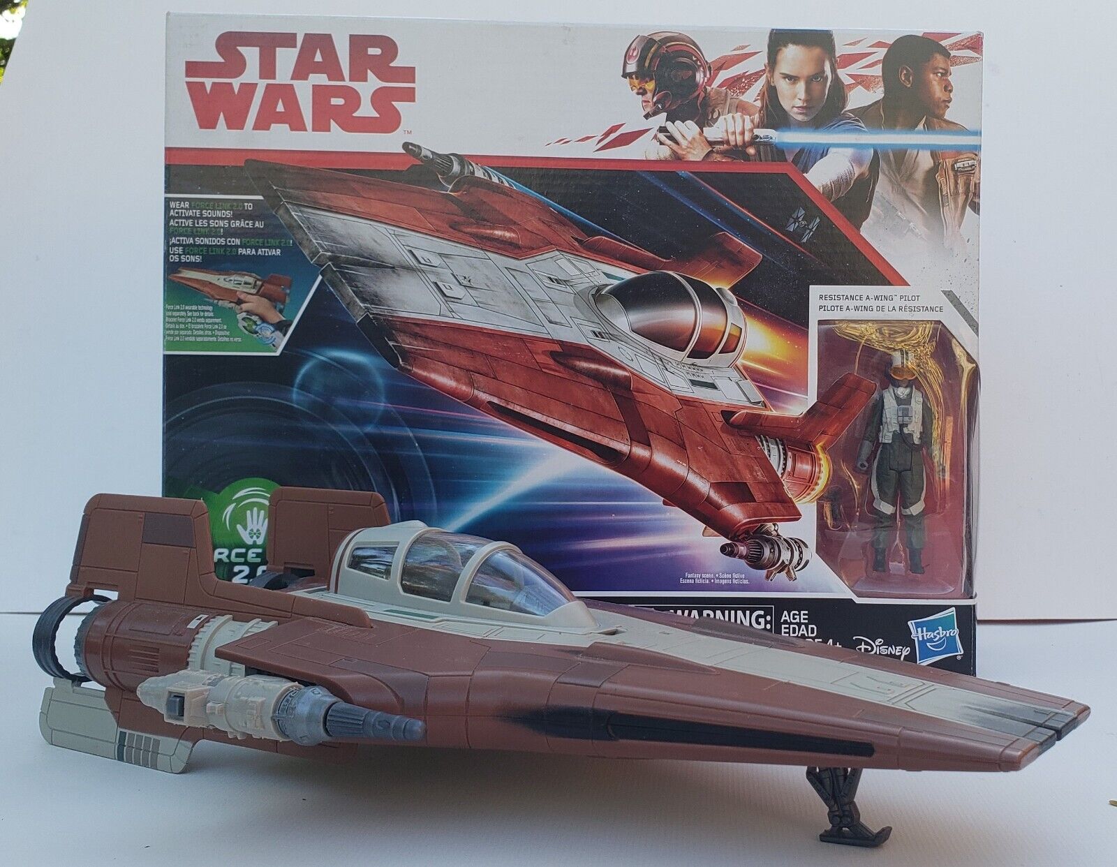 Star Wars Forcelink 2.0 Resistance A-Wing Fighter (Red Squadron) 2017 Opened