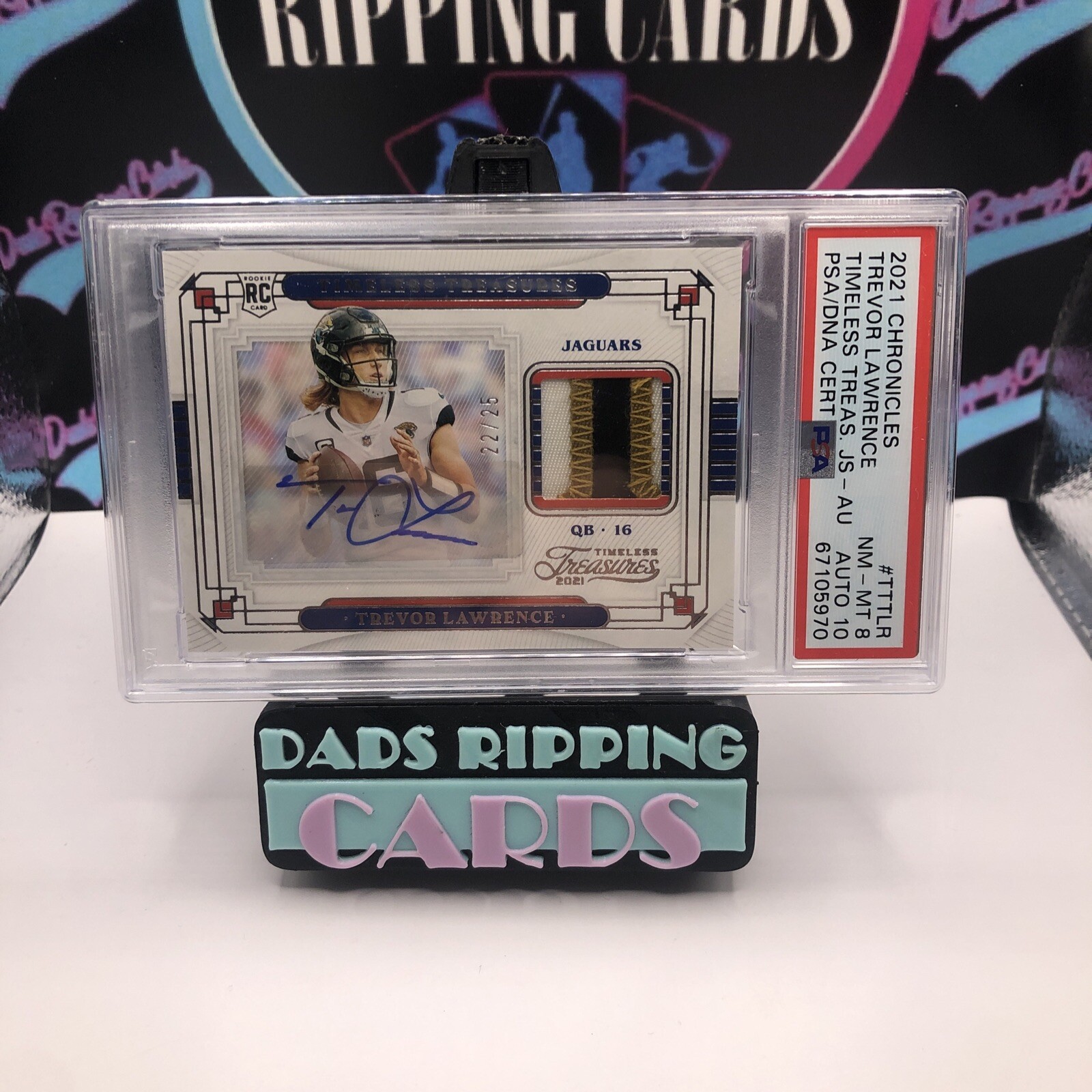 Trevor Lawrence Panini Chronicles Timeless Treasures Jerseys #TTTLR Base