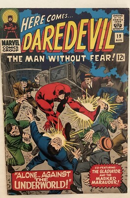 DAREDEVIL #19 ~ 1966 MARVEL SILVER AGE ~ VG/F  (5.0) ~ MANY CLOSE-UP PICS