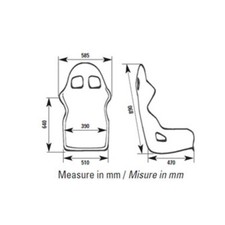 Sedile da corsa Top OMP Italy TRS MY14 rosso (con omologazione FIA)