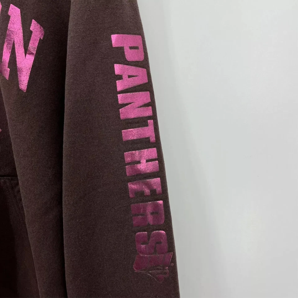 Champion Hoodie Adult Size L Brown Pink Northern Iowa Panthers NCAA Pullover - Image 4 of 4