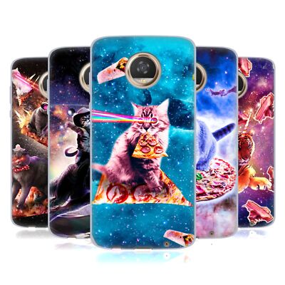 OFFICIAL RANDOM GALAXY SPACE CAT SOFT GEL CASE FOR MOTOROLA PHONES
