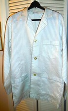 Christian Dior Monsieur Pajama Top Large Shirt Striped Pockets