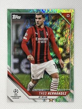 2022 THEO HERNANDEZ Topps Jade Edition UEFA Champions League AC MILAN Card #32