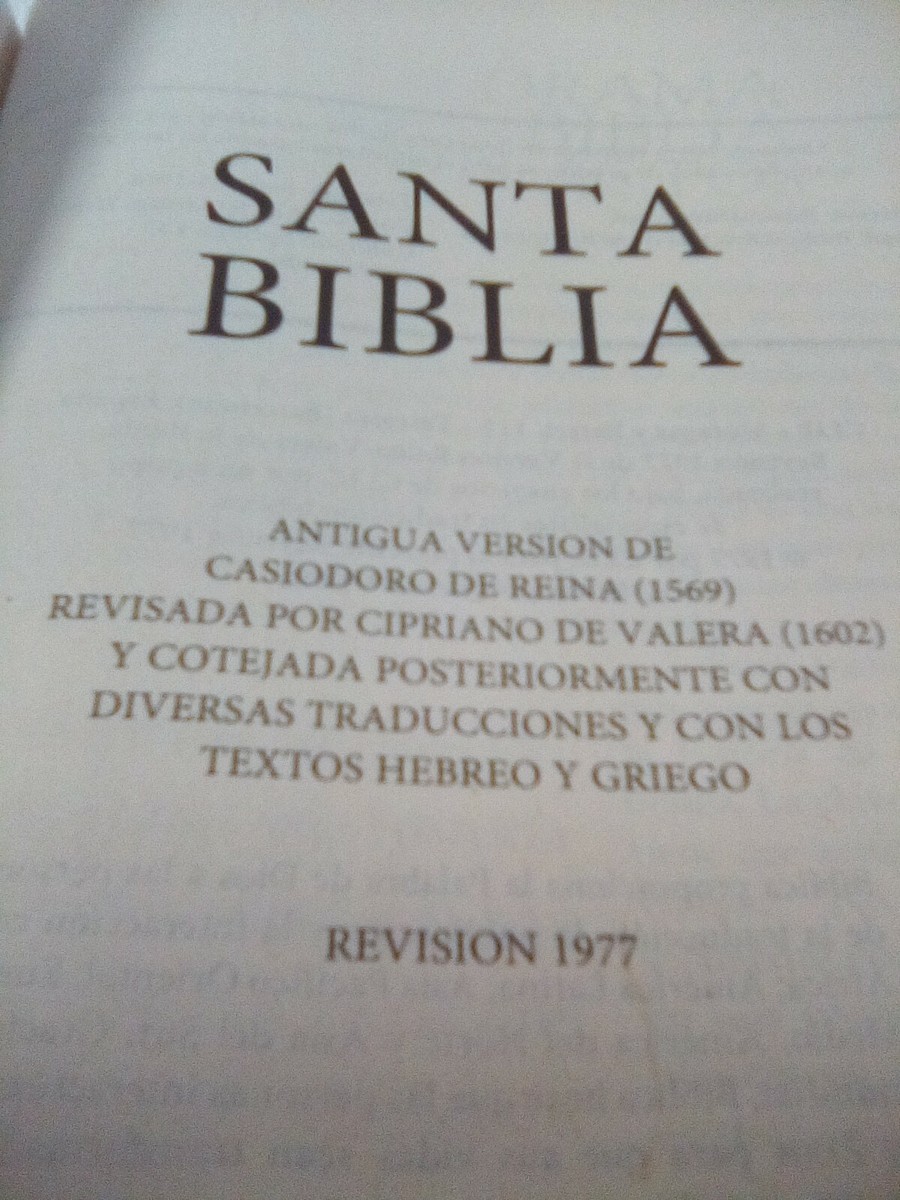 Santa Biblia 1977 Spanish Language Bible | eBay