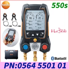 Testo 550s Smart Digital Manifold wireless Clamp Temperature Probes 0564 5501 01