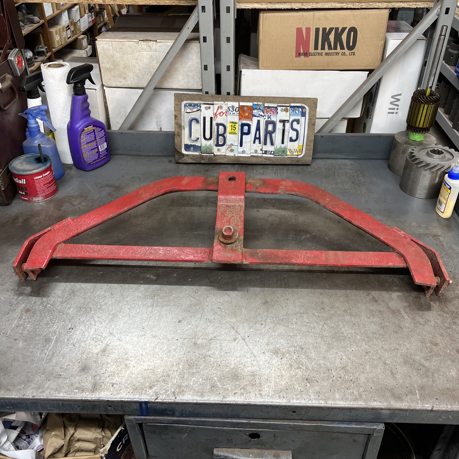 IH Farmall Cub snow plow blade support angle eBay