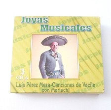 Joyas Musicales 3 CD Boxset Luis Perez Meza-Canciones De Vacile 2004 Musart