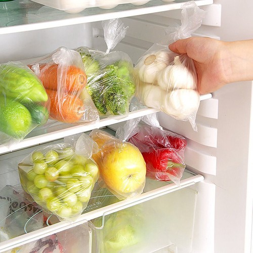 1-60 Rolls 12"x20" Plastic Produce Clear Bags On Roll Fruits Vege 350 Bags/Roll - Picture 4 of 8