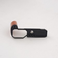 Poignée en bois + plaque de base en alliage pour appareil photo Nikon ZF