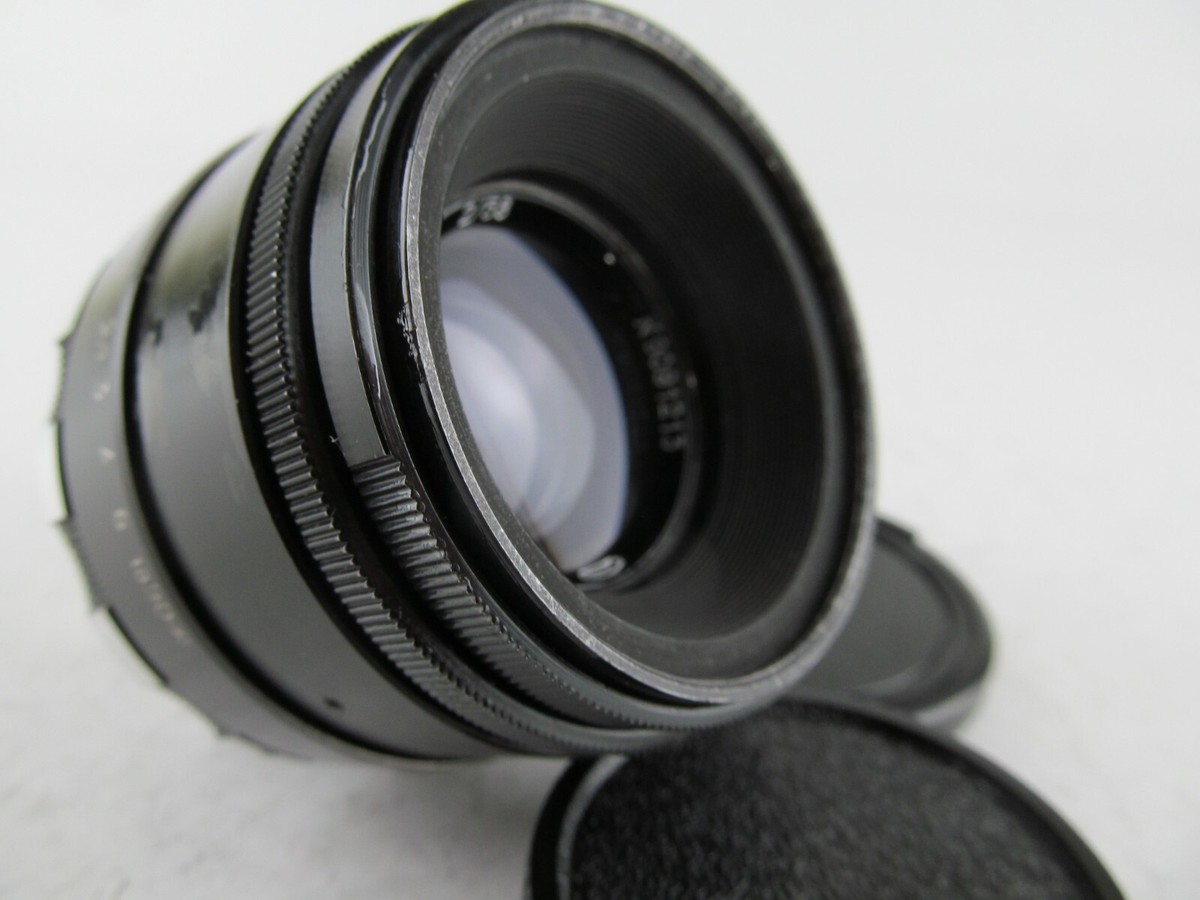 HELIOS 44-2 58mm f2 ゼブラ　初期型 Helios 44-2 58mm f2 Belomo Zebra CLA portrait Lens DSLR M42 Mount