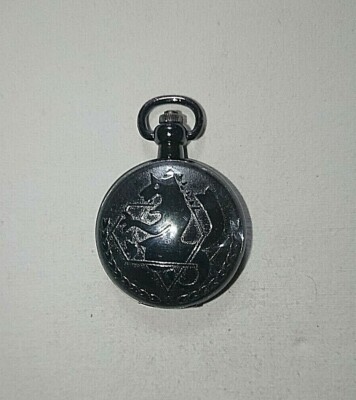 POCKET WATCH FULL METAL ALCHEMIST VINTAGE TASCHENUHR SAMMLUNG TASCHENUHR