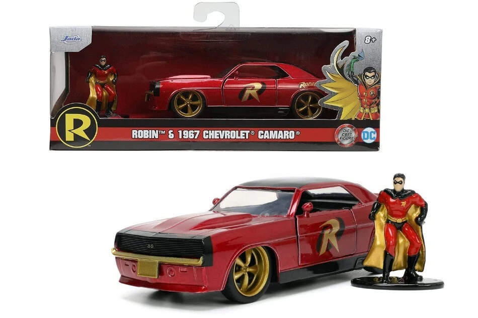 MODELLINO AUTO STATICO JADA TOYS CHEVROLET CAMARO 1969 ROBIN ROSSO SCALA 1/32 - Immagine 3 di 4