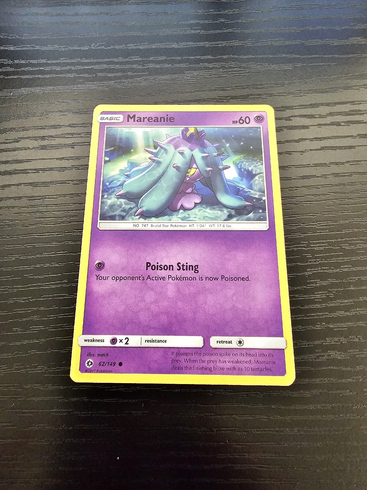 Mareanie - Sun & Moon: Base Set (62/149) - Lightly Played - Pokemon Card