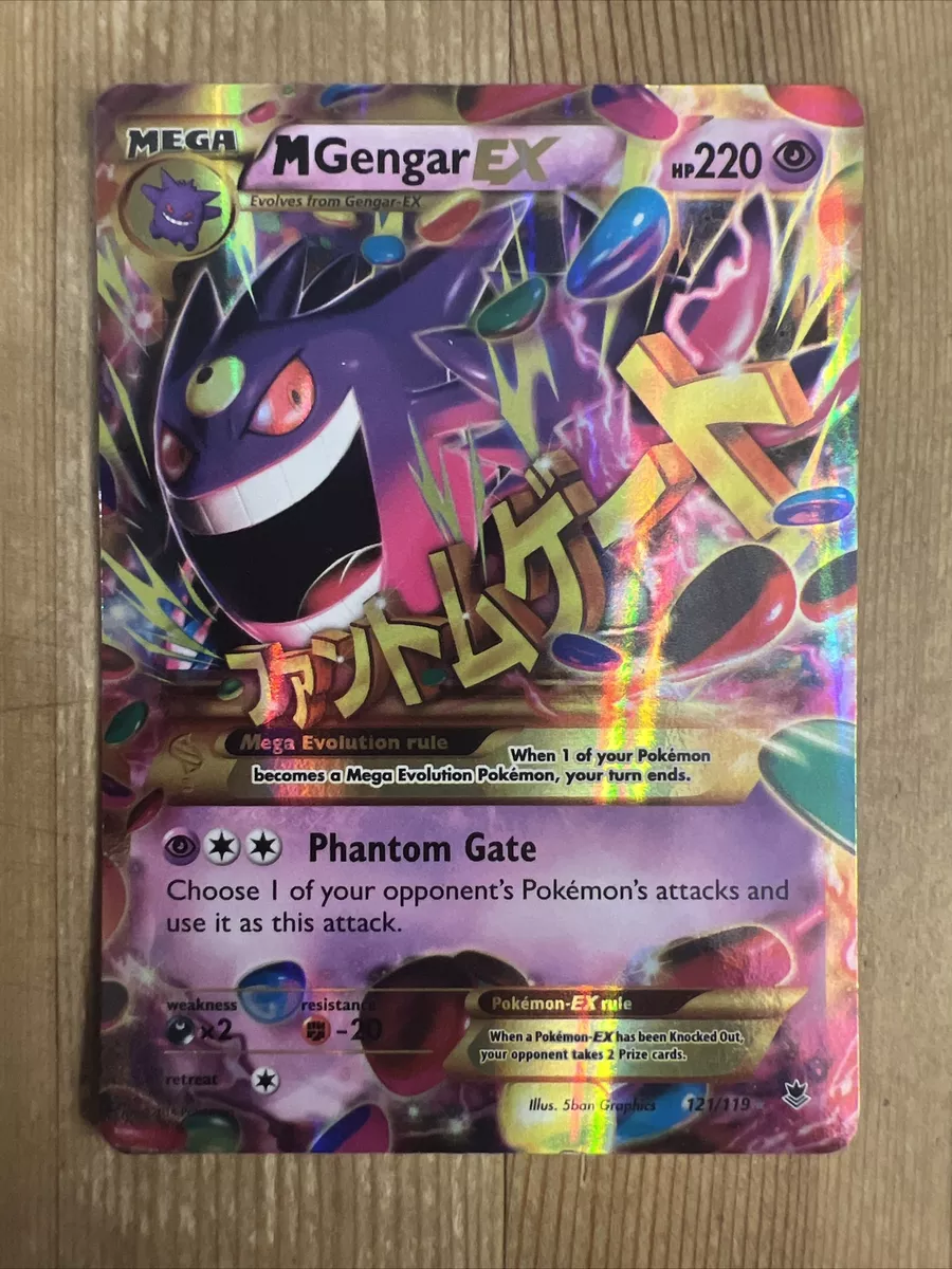 Pokémon cards mega Gengar EX Japanese Mint Phantom Forces