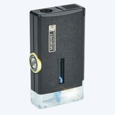 40x LED Illuminated Pocket Microscope Focus Adjustable MINI Microscope with Lamp