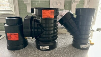 NDS FWSD69 Flo Well Surface Inlet, ADS 0626AA Polyethylene Tee 6x6, ADS 0422A