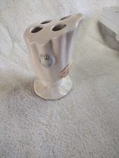 Royal Norfolk Toothbrush Holder Seashells Beach Theme