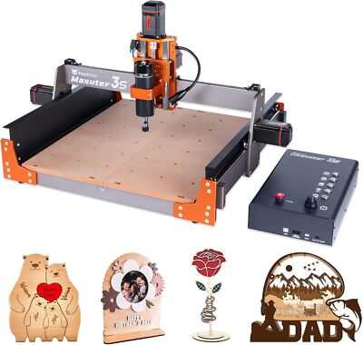 FoxAlien Masuter 3S CNC Router Machine with NEMA 23 Closed-Loop Stepper Motor,