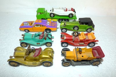 MATCHBOX Classic Cars LKW PKW Konvolut 8-tlg. 1970 Modellauto für Sammler 22783