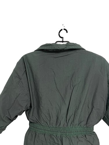Vintage Mad Bomber Men's Olive Green Pullover Cinched Waist Coat Size M - Picture 3 of 14