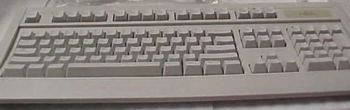 Rare Fujitsu FKB4726-651 Full Size Mechanical Click PC Computer Keyboard PS2 New - Image 4 of 4