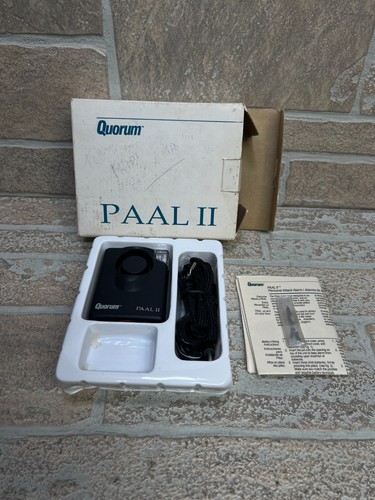 Quorum PAAL II Personal Attack Alarm Door Security Siren + Flash Light