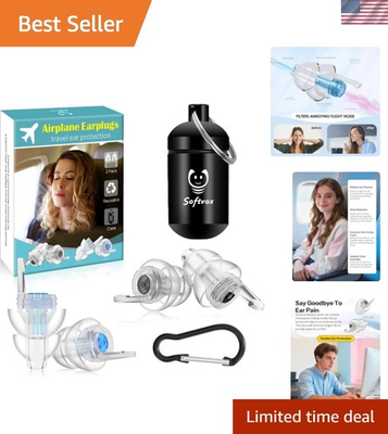#ad Compact Ear Plugs for Stress Free Flights – Pressure Relief and Noise Blockers $27.99
