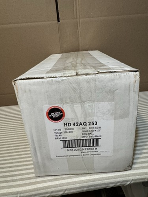 #ad CARRIER HVAC HD42AQ253 REPLACEMENT PARTS HP: 1 3 50 60 Hz New $320.00
