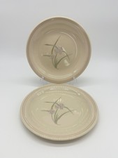 Corelle Cornerstone Spring Pond Floral Luncheon Plates Set Of 2 Vintage 80s Pink