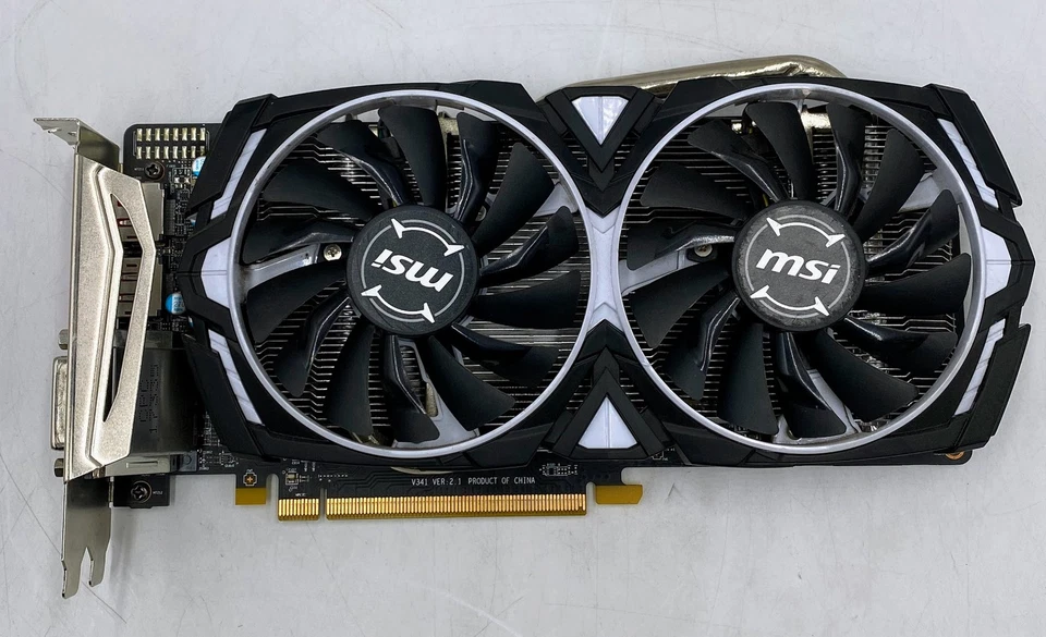MSI AMD Radeon RX 570 Armor 4GB PCIe Graphics Card - Image 2 of 4