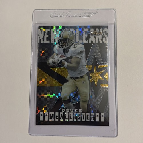 Deuce McAllister [Gold Xfractor] #45 2004 Topps Finest card