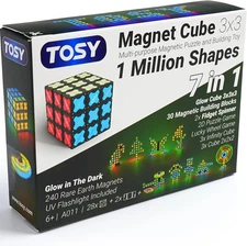 TOSY Magnet Cube 3x3 - 30 Blocks, 240 Magnets, Multipurpose: Creative Building B