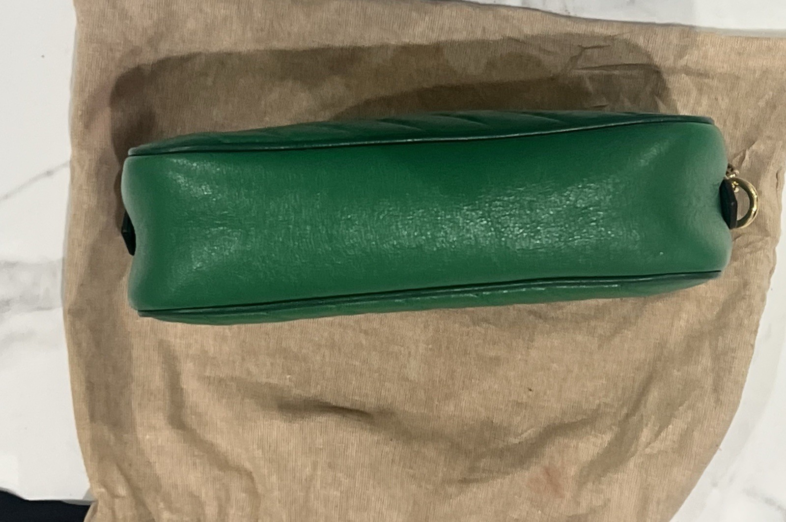 AUTHENTIC GUCCI EMERALD GREEN CAMERA BAG – With O… - image 2