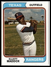 1974 Topps #401 Elliott Maddox