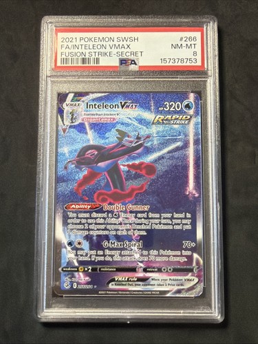 Inteleon VMAX graded PSA 8 for sale on eBay