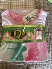 Wicked Glinda Elphaba Girls Nightgown New Size 6