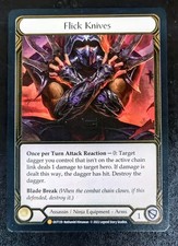 Flesh and Blood TCG Flick Knives Outsiders OUT139 Cold Foil