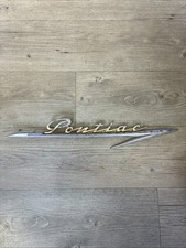 Vintage 1950s Pontiac Trim Badge Emblem Ornament Oem