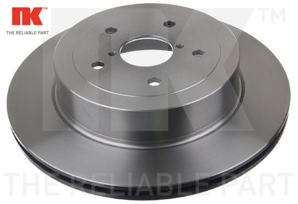 2X Bremsscheibe NK 204424 2 Bremsscheiben Hinterachse Hinten FüR Subaru-image