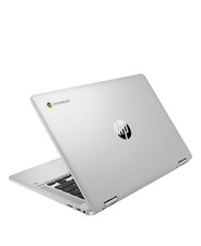 HP x360 14a Chromebook 14" Touch Laptop Intel N4500 4GB RAM 64GB eMMC - Silver