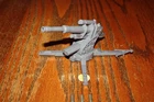 Vintage Marx Battleground Firing Dark Gray German 88mm Cannon & 3 Shells - MPC