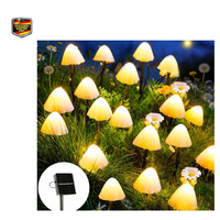 Solar Pilzlampe 20 Led Gartendeko Wasserdicht 16,5