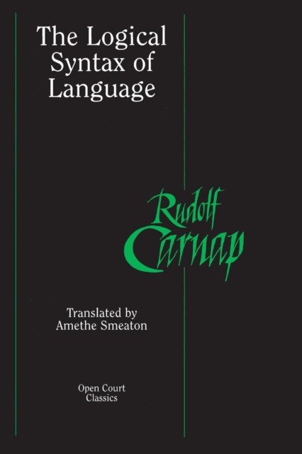 The Logical Syntax Of Language Rudolf Carnap - Image 4