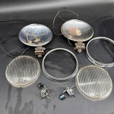 Original Hella Tn6 Parts Lot Mercedes Benz Chrome Driving Lights Clear Lens Oem Original Hella Tn6 Parts Lot Mercedes Benz Chrome Driving Lights Clear Lens Oem
