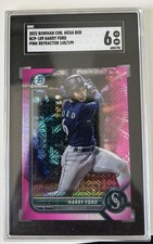 2019 Bowman Chrome Mega Box BCP 189 Harry Ford Pink Refractor /199