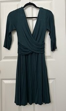 Fantastic Fawn Green Fit & Flare Dress Size Small